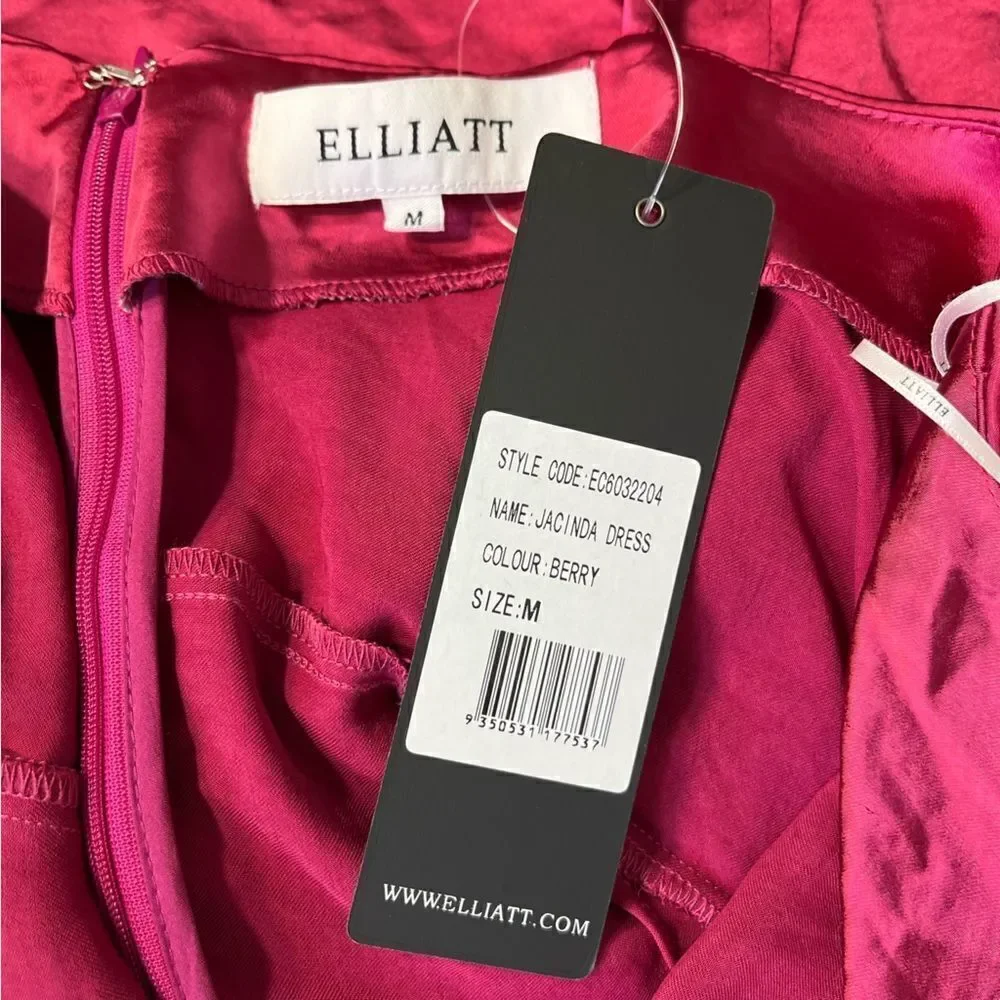NEW Elliatt Jacinda Dress in Berry Size Medium - Picture 10 of 14